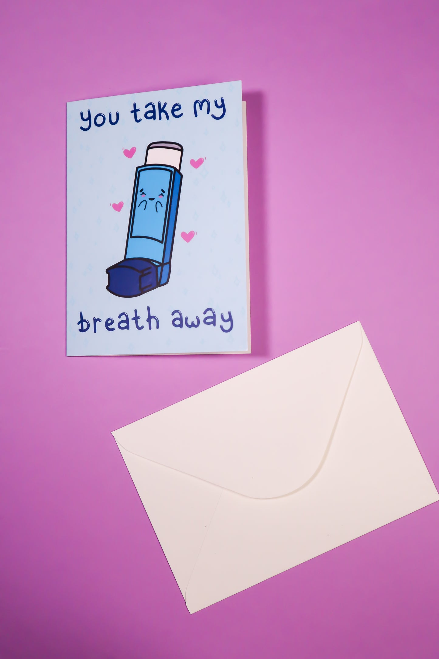 You take my breath away greeting card greetings card