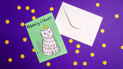 Nadolig Llawen Christmas greetings card